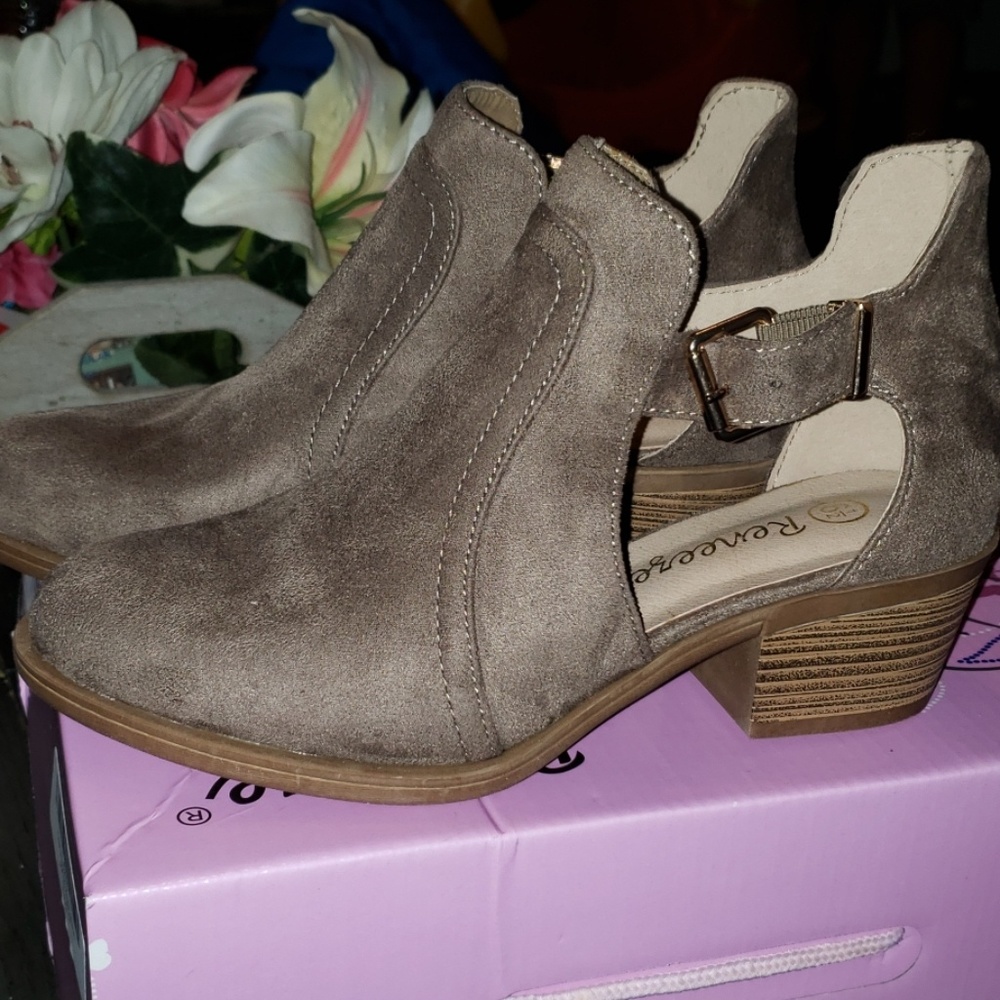Cut out booties